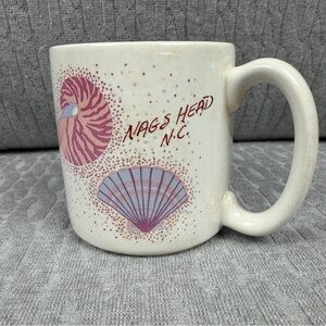 Vintage Nags Head N.C. Seashell Mug